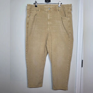 American Eagle Stretch Mom Straight Jean Corduroy Pants sz 18